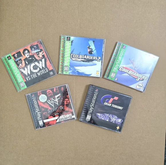 Sony Playstation SCPH - 9001 Console W/2 Hand Controls (6) Games "READ" EUC". - Picture 7 of 16